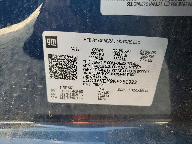 2022 Chevrolet Silverado K3500 High Country