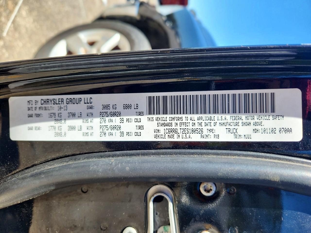 2014 Dodge RAM 1500 SLT