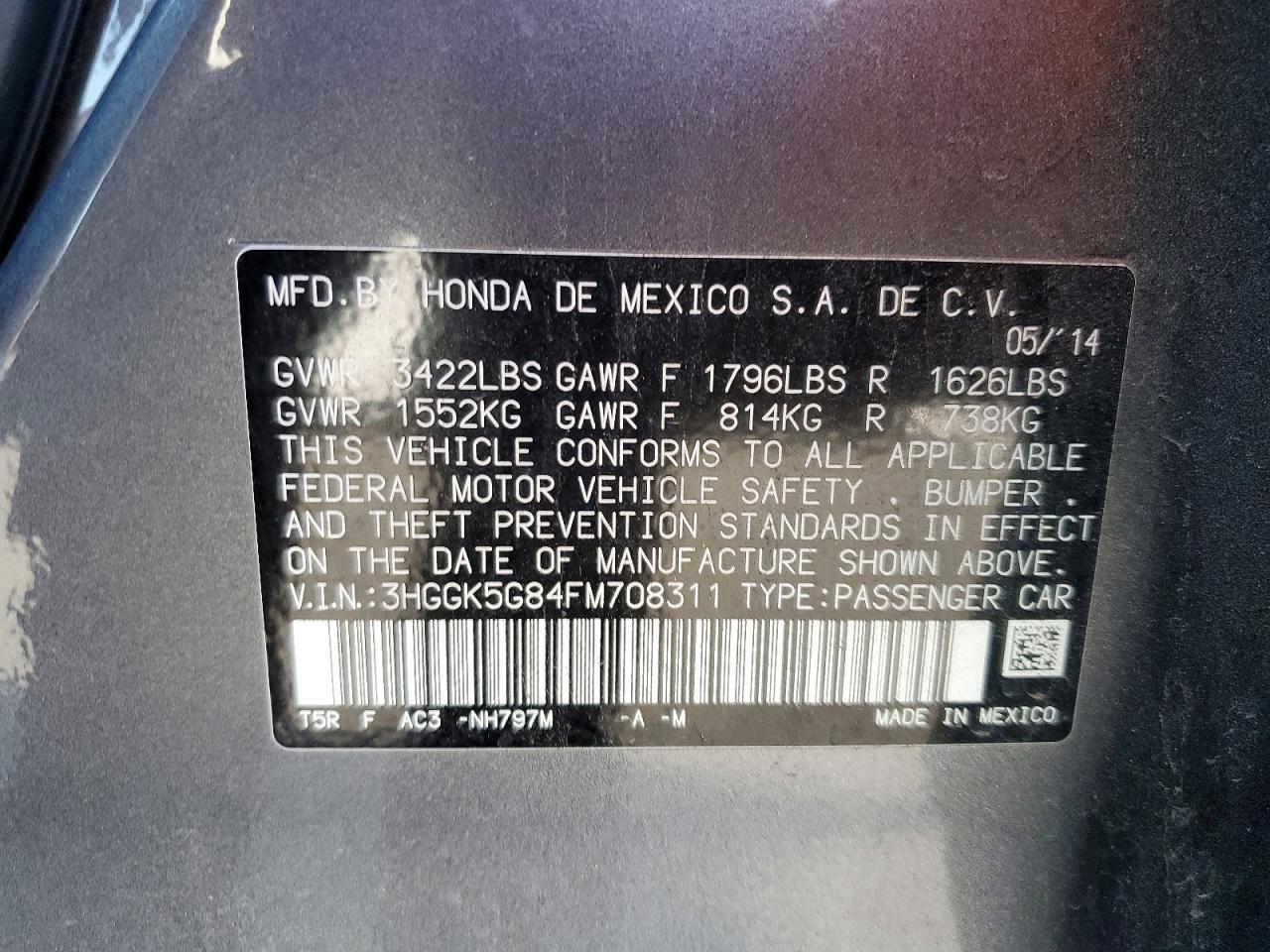 2015 Honda Fit ex