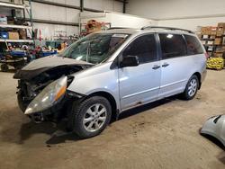 Salvage cars for sale from Copart Bowmanville, ON: 2007 Toyota Sienna ce