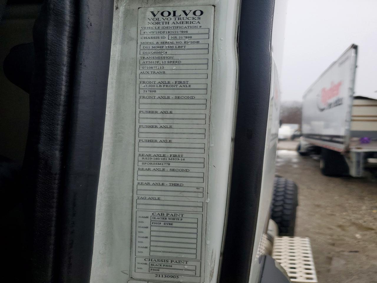 2019 Volvo VNR Semi Truck