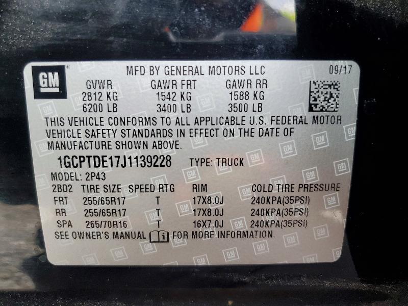 2018 Chevrolet Colorado Z71