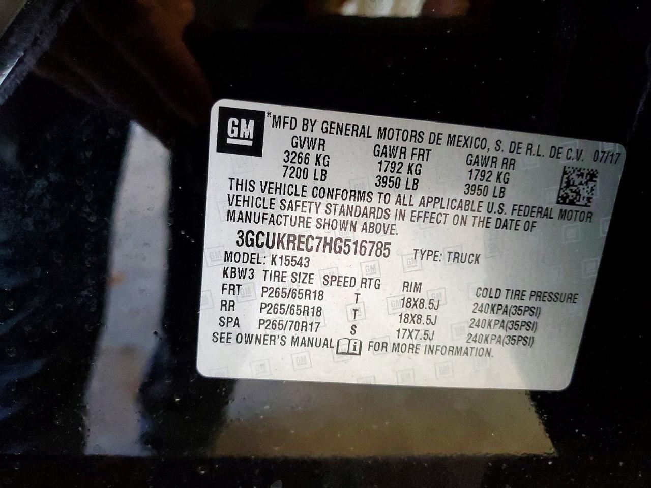 2017 Chevrolet Silverado K1500 LT