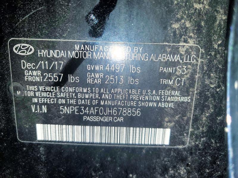 2018 Hyundai Sonata sel