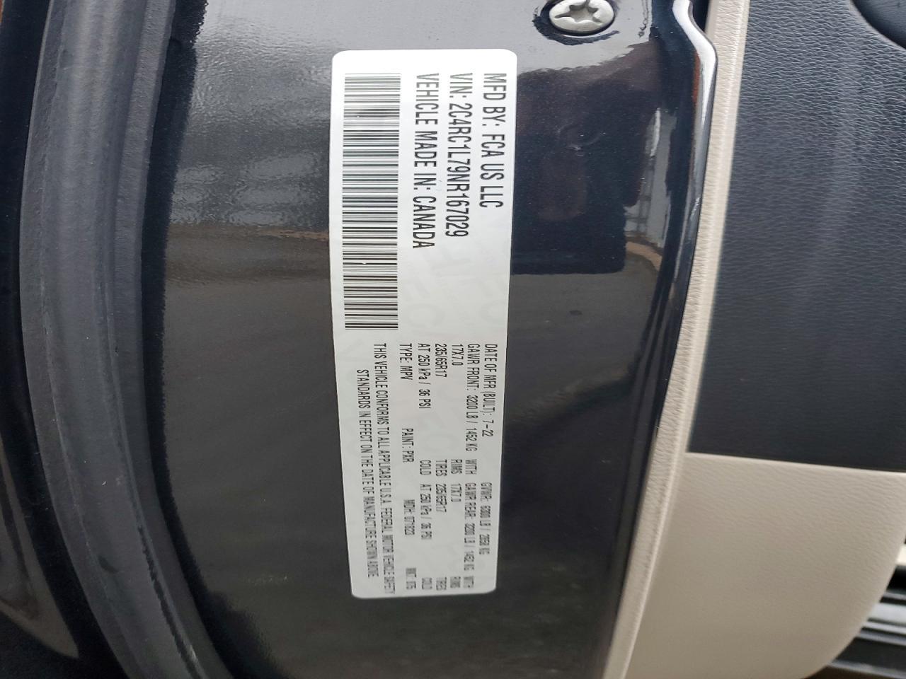 2022 Chrysler Pacifica Hybrid Touring l