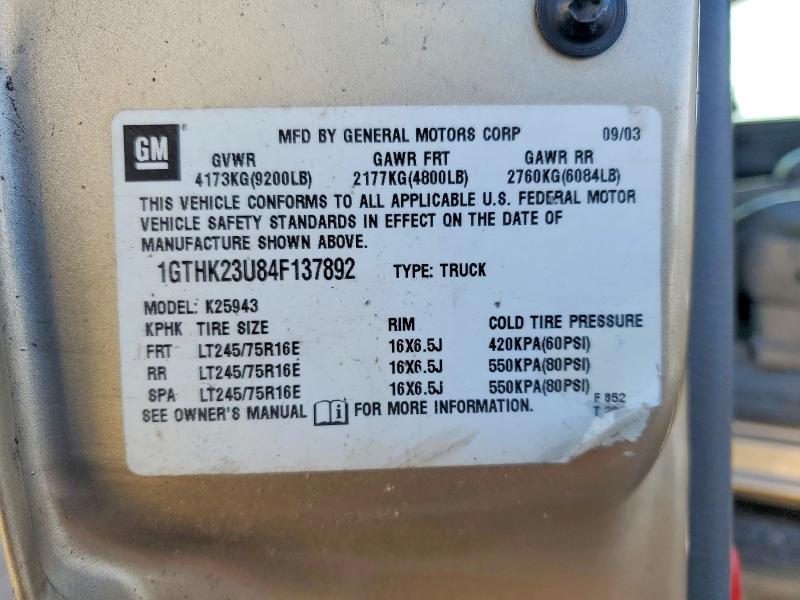 2004 GMC Sierra K2500 Heavy Duty