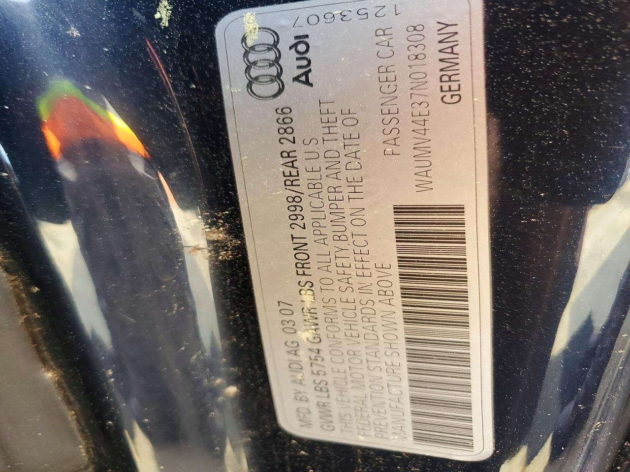 2007 Audi A8 l Quattro