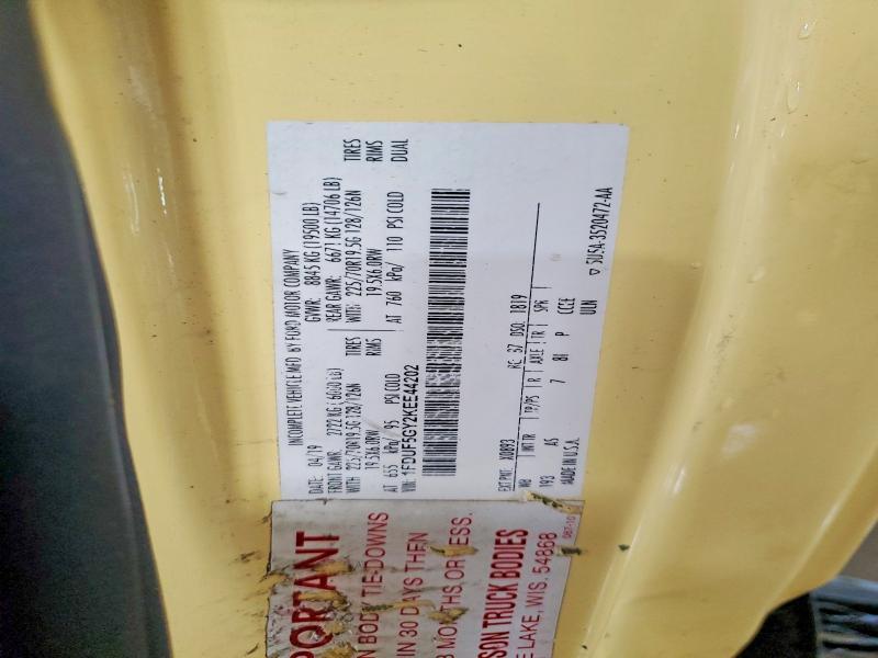 2019 Ford F550 Super Duty Truck cab and Chassis