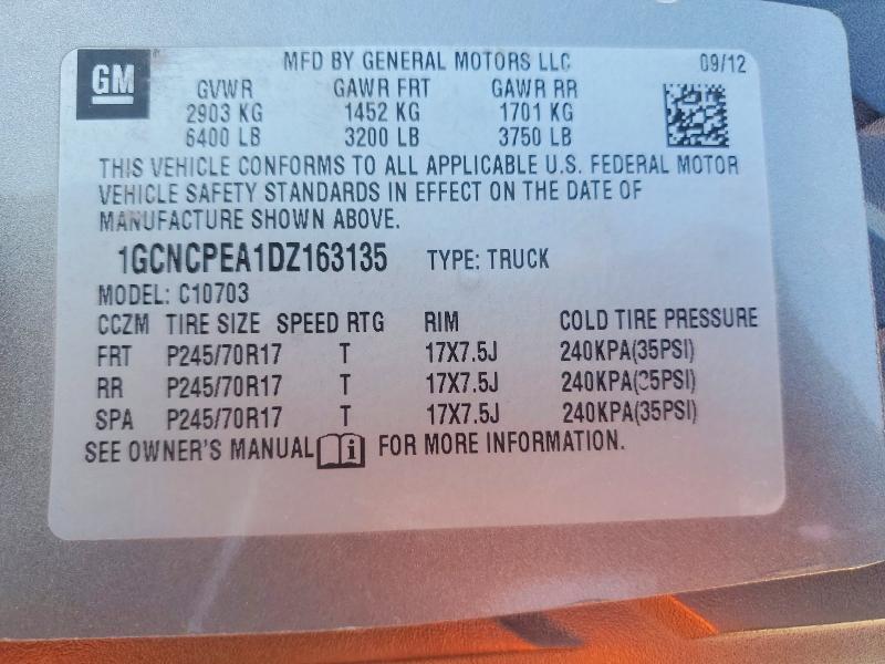2013 Chevrolet Silverado C1500
