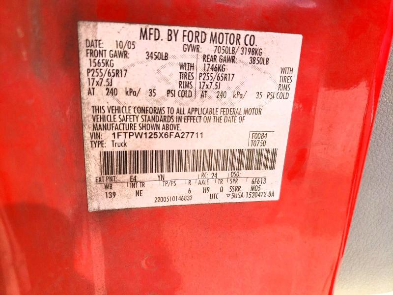 2006 Ford F150 Supercrew