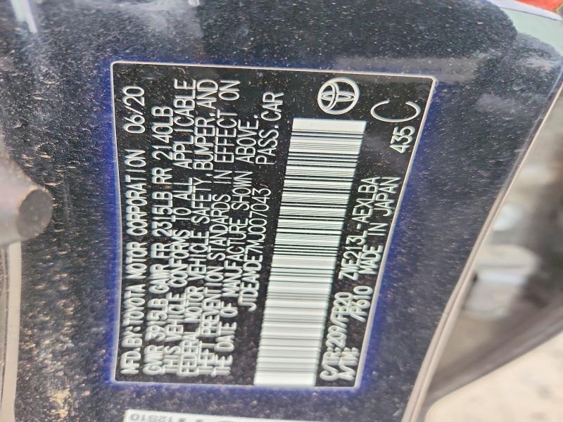 2021 Toyota Corolla Hybrid le