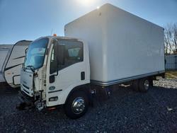 Salvage trucks for sale at Portland, MI auction: 2017 Isuzu NPR HD BOX Truck