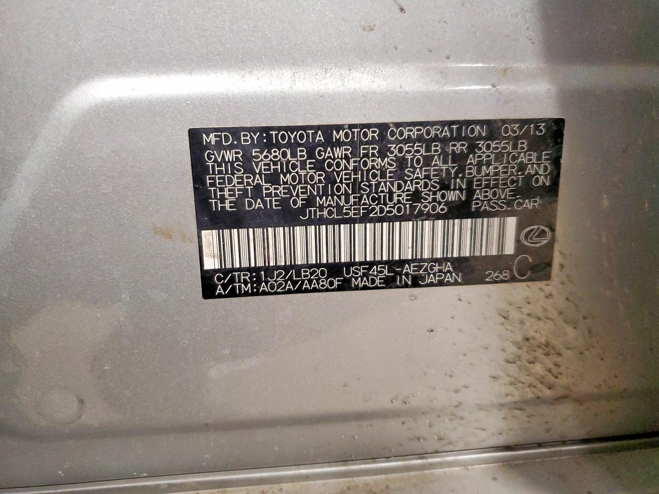 2013 Lexus Ls 460 Base