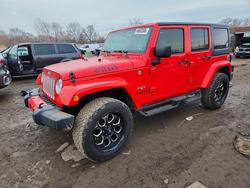 Jeep salvage cars for sale: 2017 Jeep Wrangler Unlimited Sahara