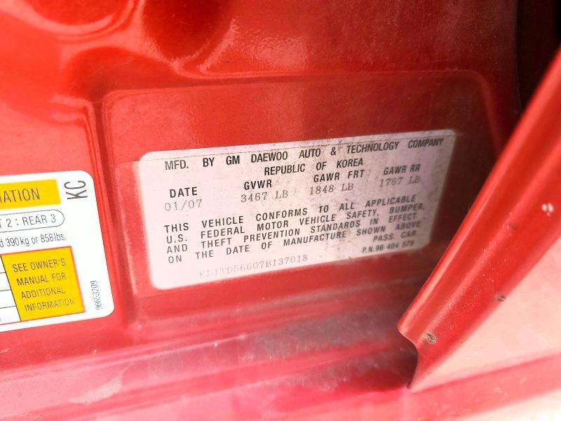 2007 Chevrolet Aveo Base