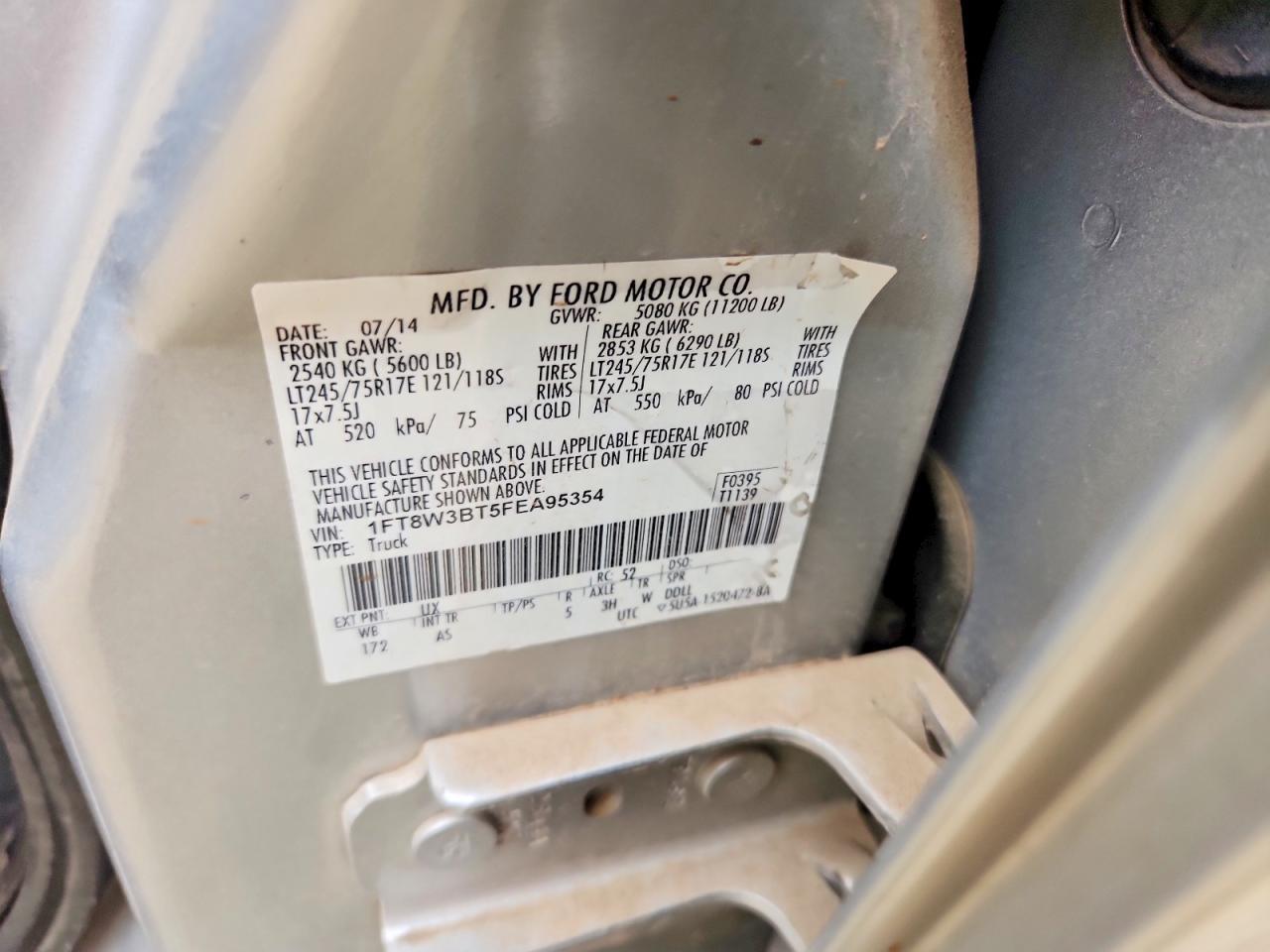 2015 Ford F350 Super Duty