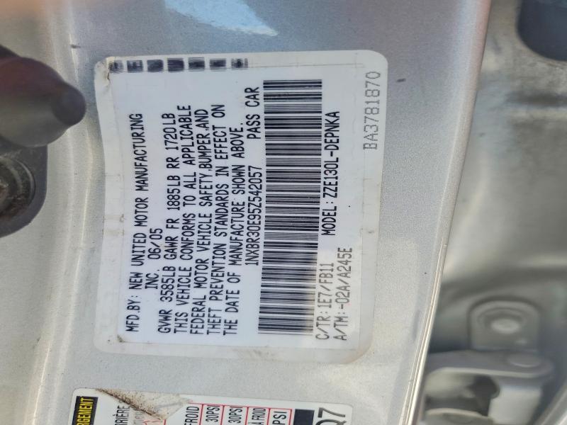 2005 Toyota Corolla le