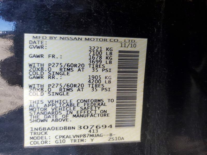 2011 Nissan Titan SV