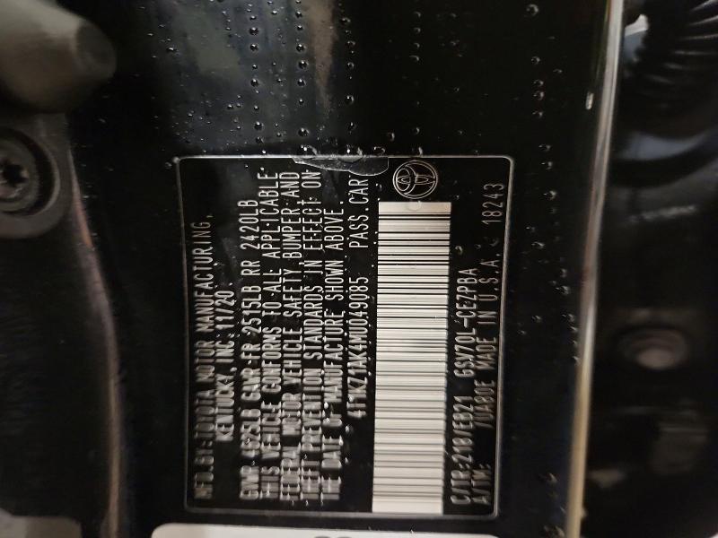 2021 Toyota Camry trd