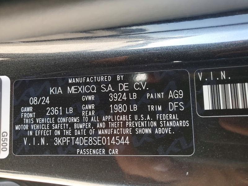2025 KIA K4 lxs