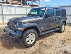Jeep salvage cars for sale: 2018 Jeep Wrangler Unlimited Sport