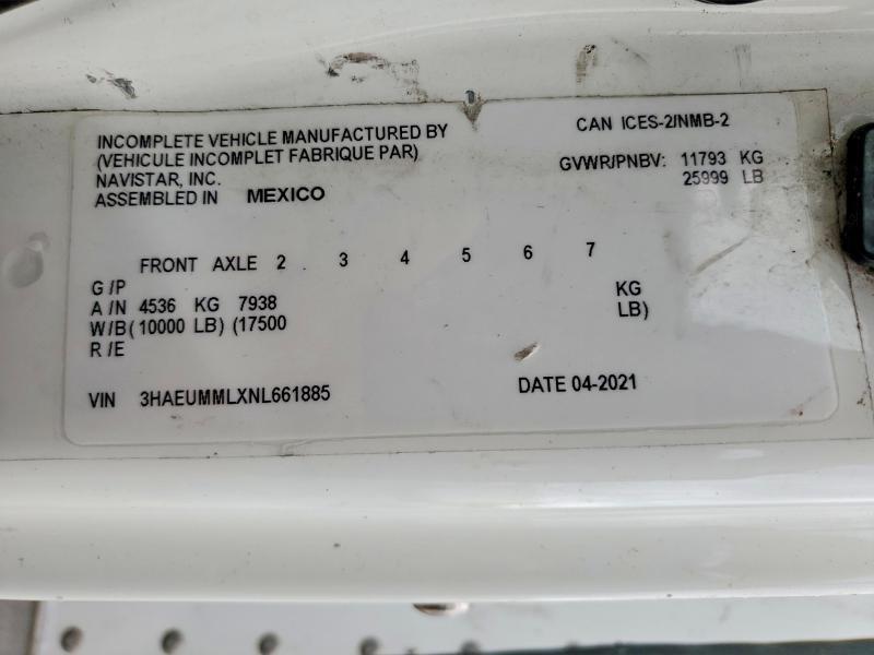 2022 International MV607-BOX Truck