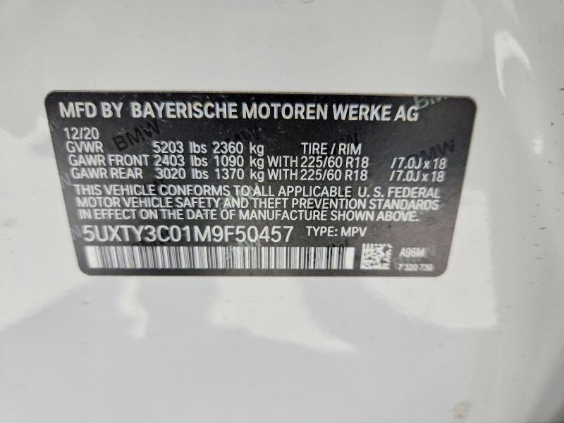 2021 BMW X3 Sdrive30i