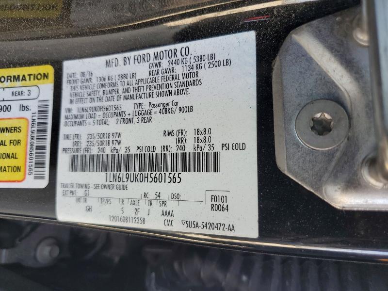 2017 Lincoln Townhouse Continental