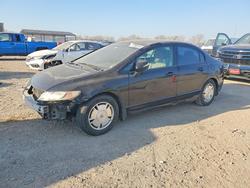 Honda salvage cars for sale: 2009 Honda Civic Hybrid