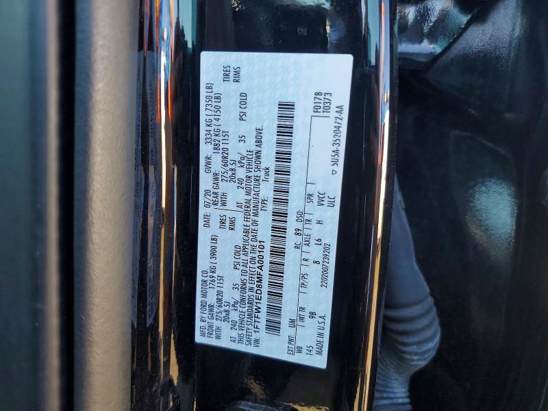 2021 Ford F150 Supercrew