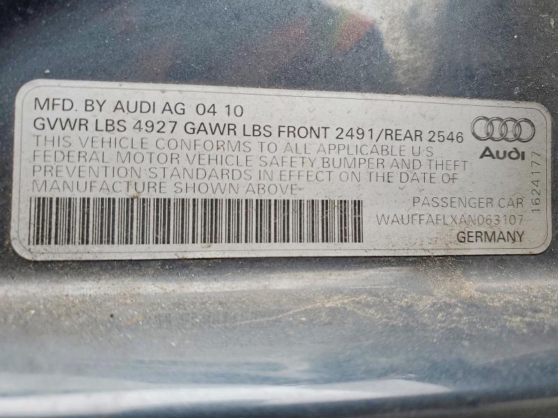 2010 Audi A4 Premium Plus