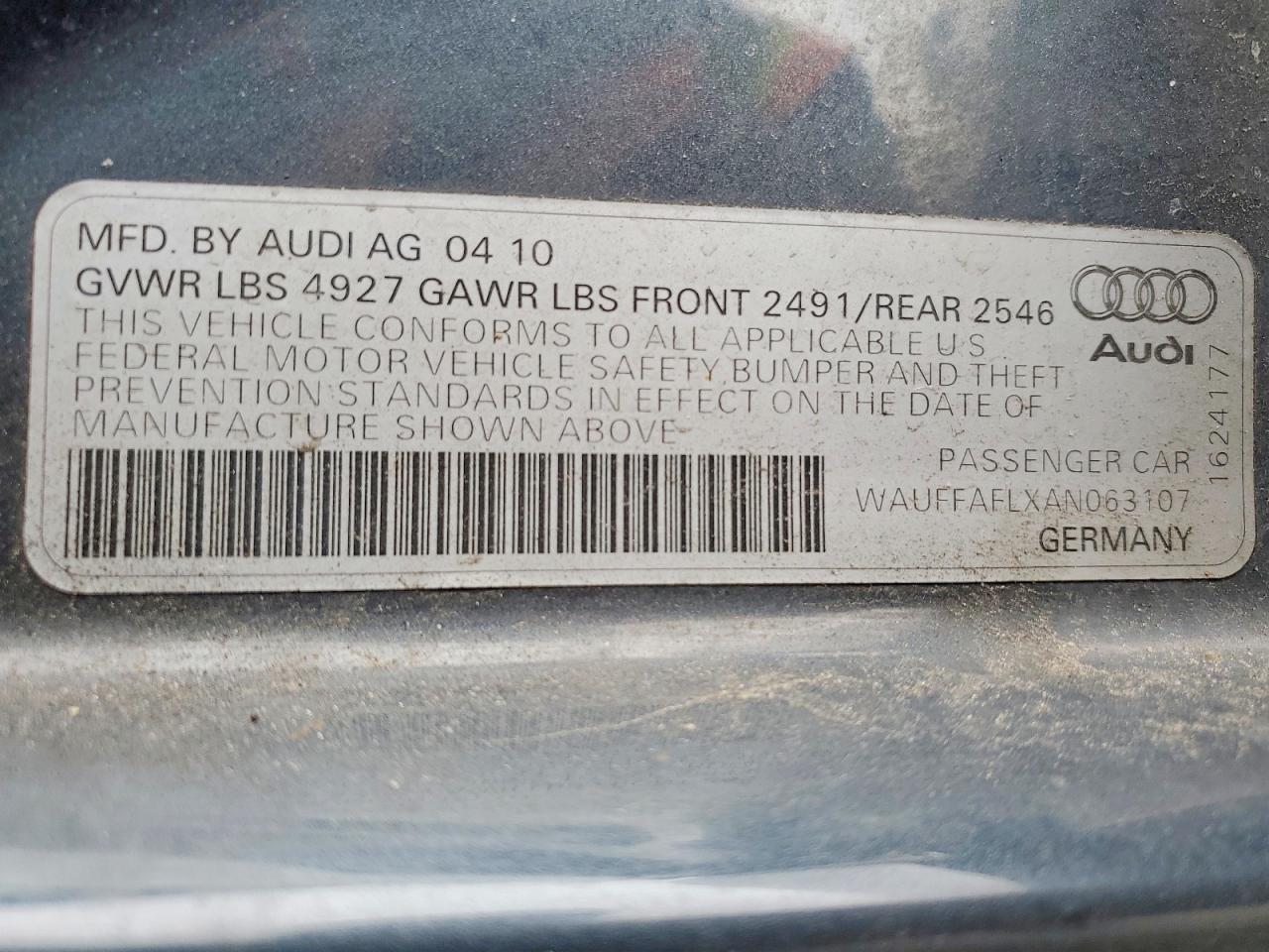 2010 Audi A4 Premium Plus