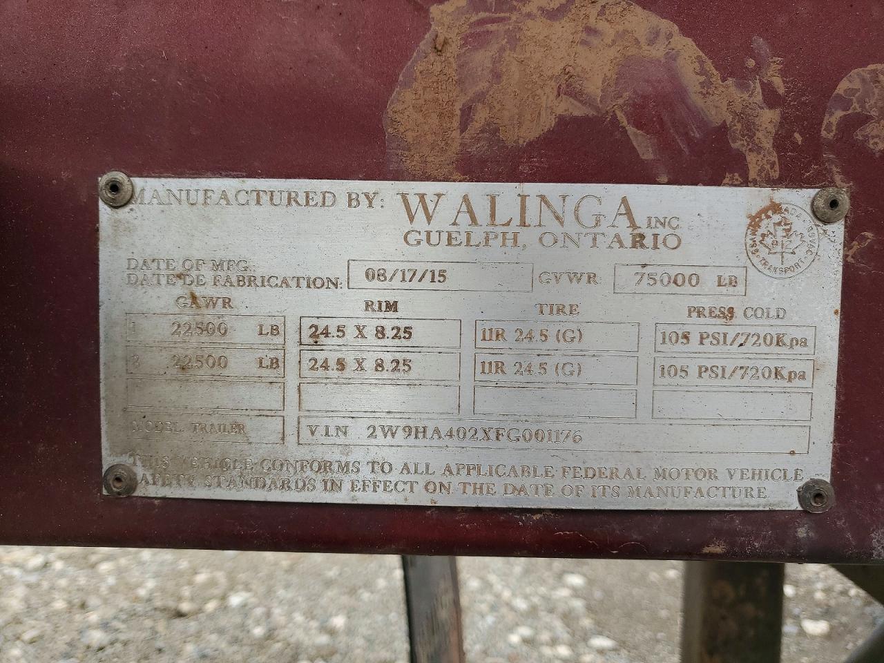 2015 Walinga 2015 Other Agriculture AND Farm Equipment