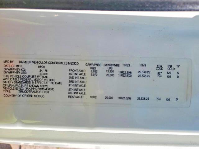 2021 Freigliner Cascadia 126