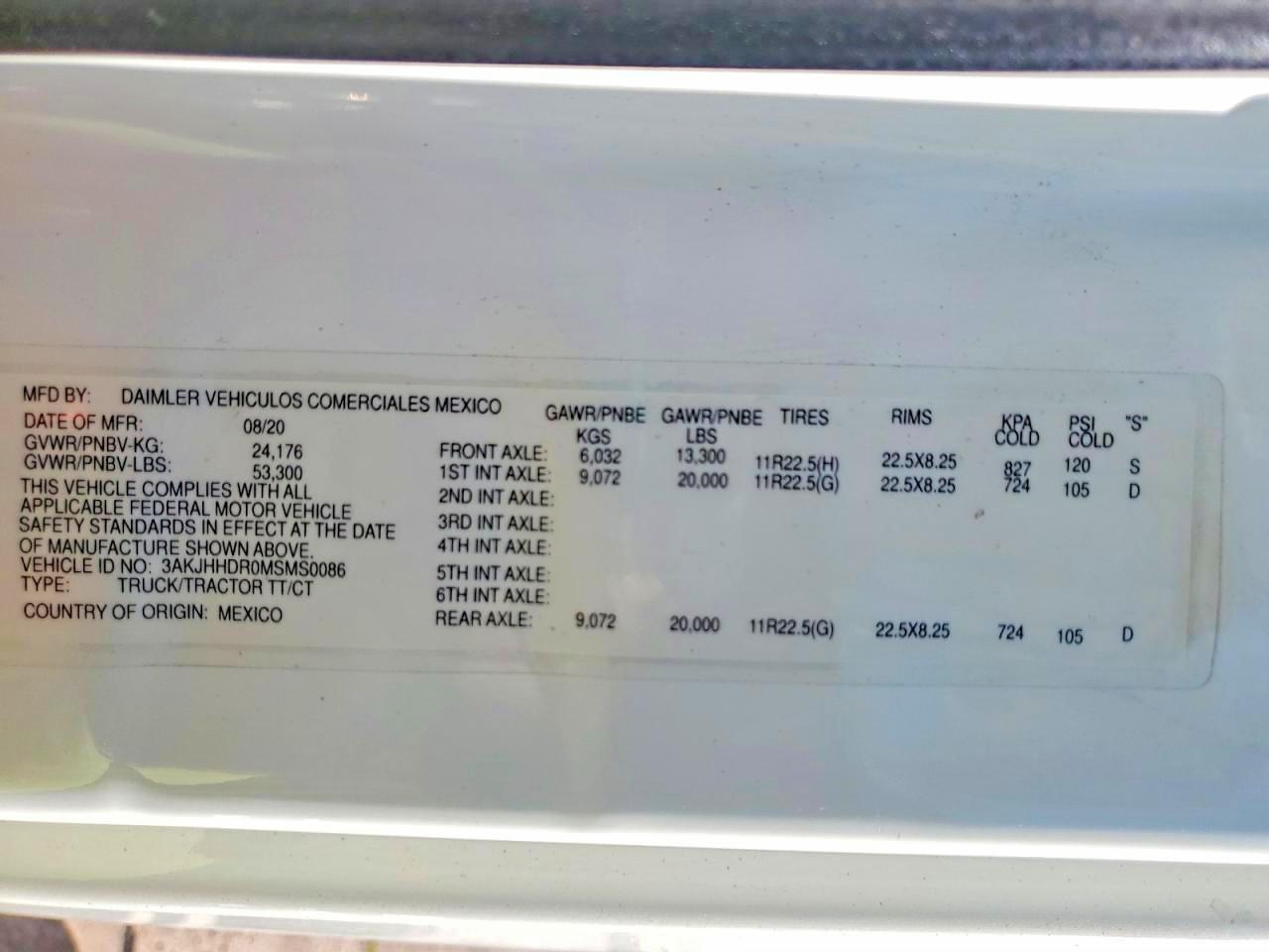 2021 Freigliner Cascadia 126