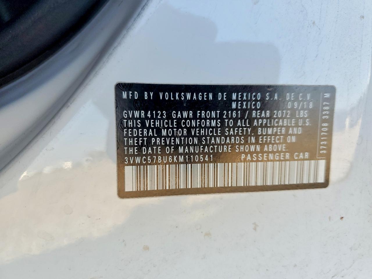 2019 Volkswagen Jetta s