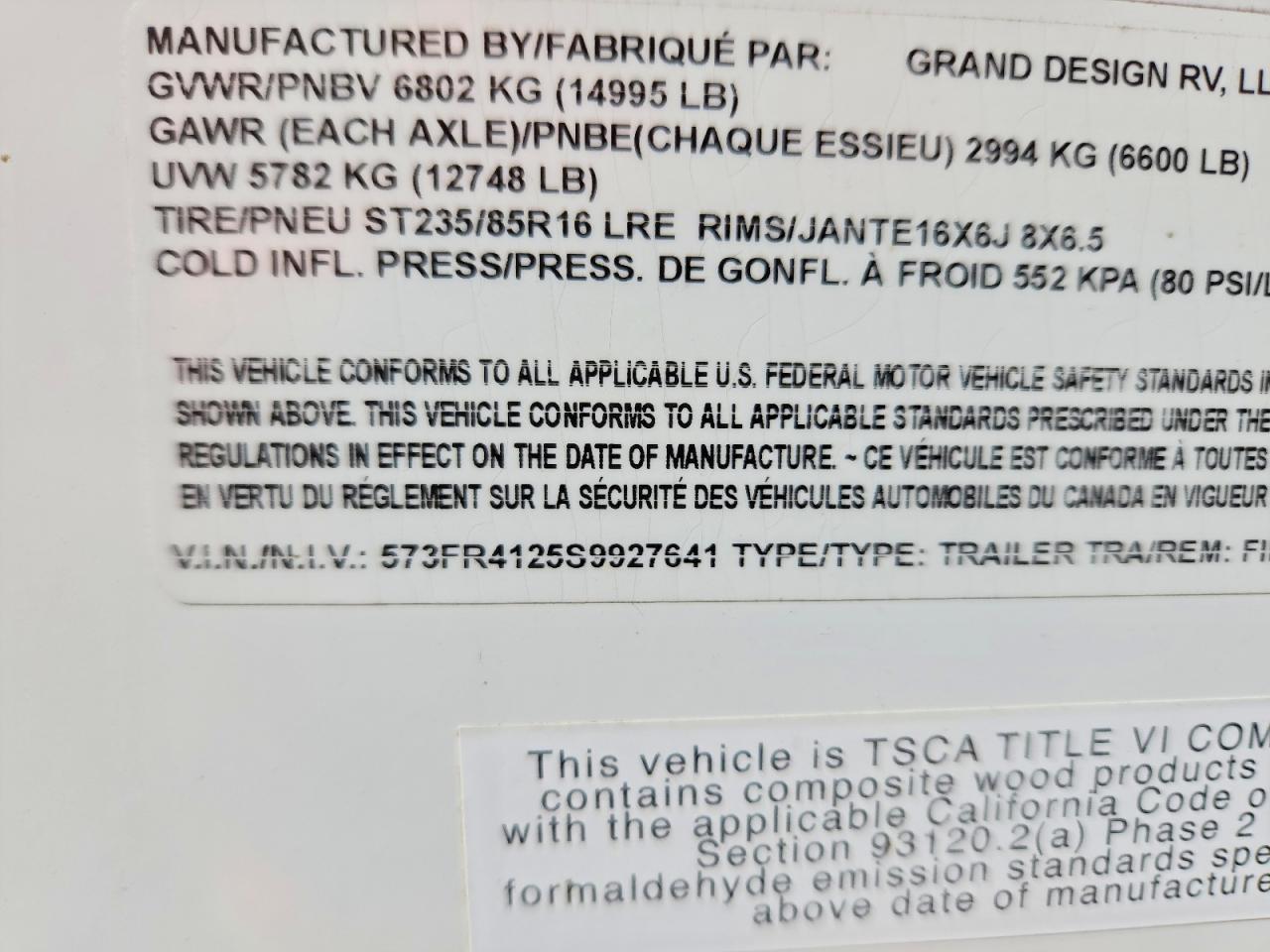 2025 Grand Desi GN Reflection Camper