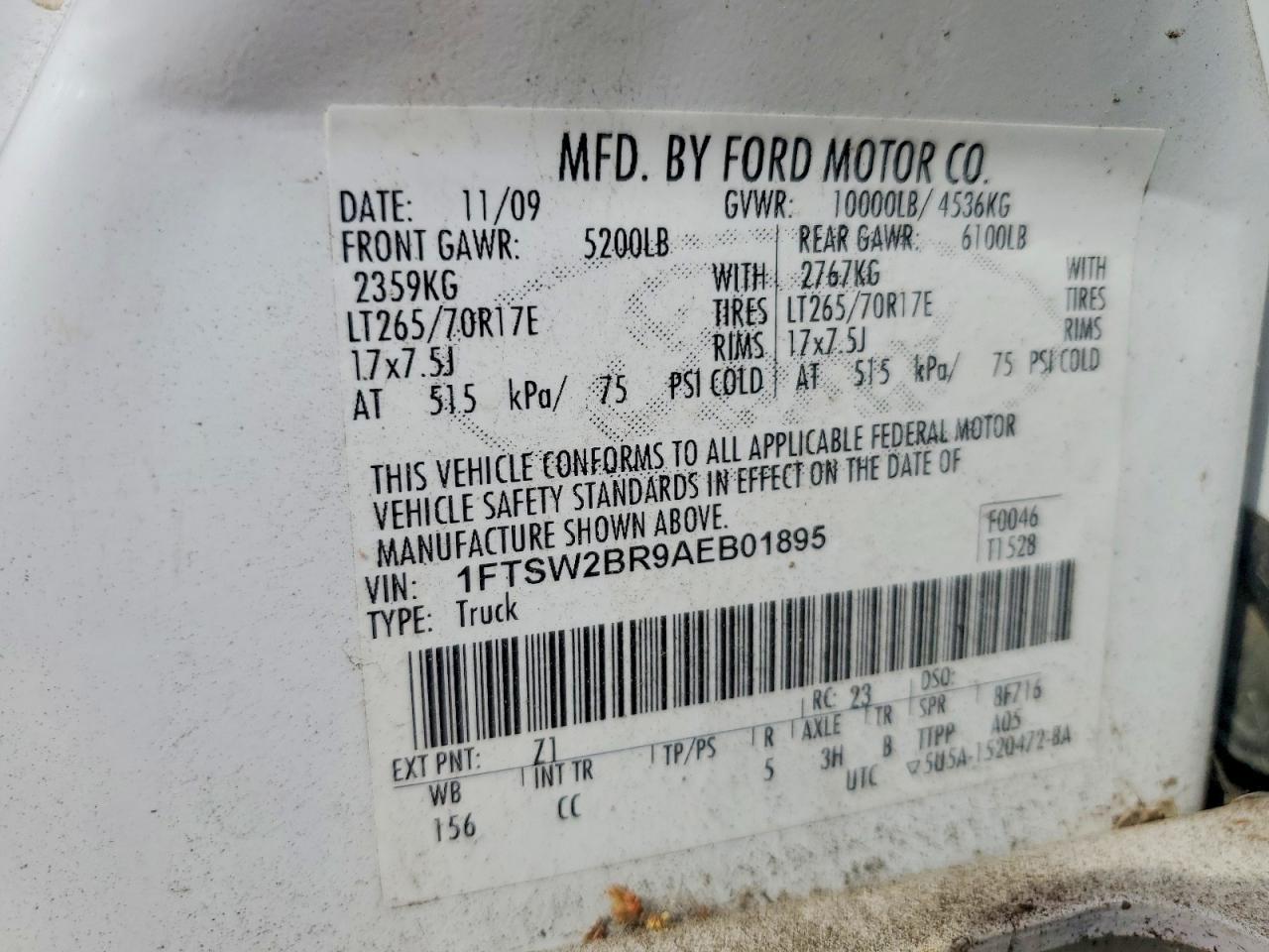 2010 Ford F250 Super Duty
