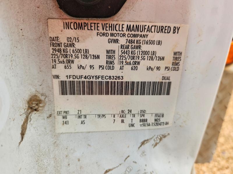 2015 Ford F450 Super Duty Bucket Truck