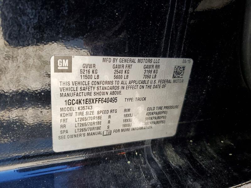 2015 Chevrolet Silverado K3500 High Country