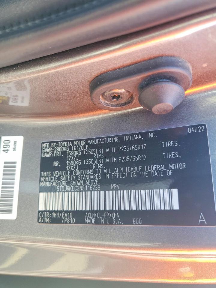 2022 Toyota Sienna xle 8-passenger