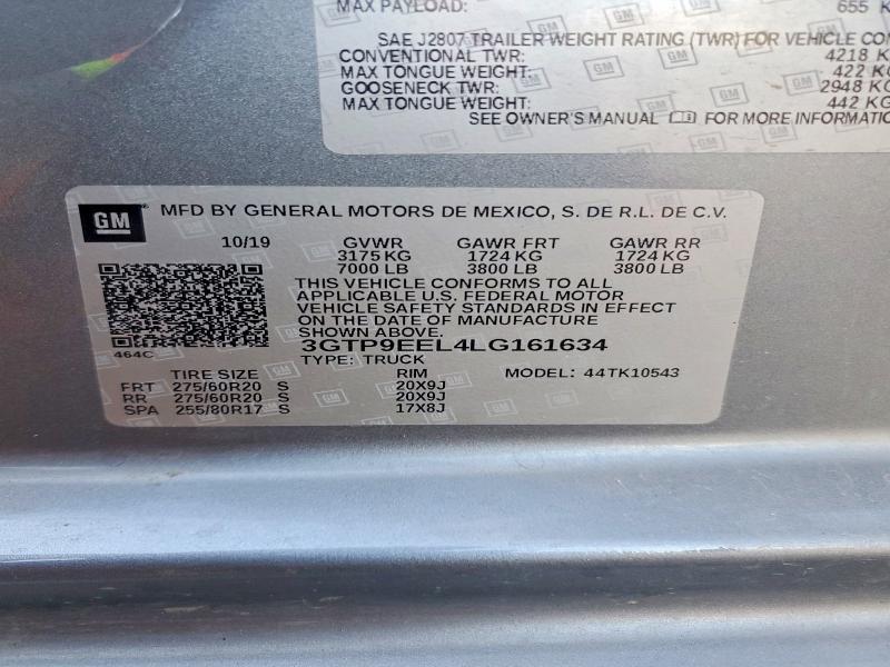 2020 GMC Sierra K1500 AT4