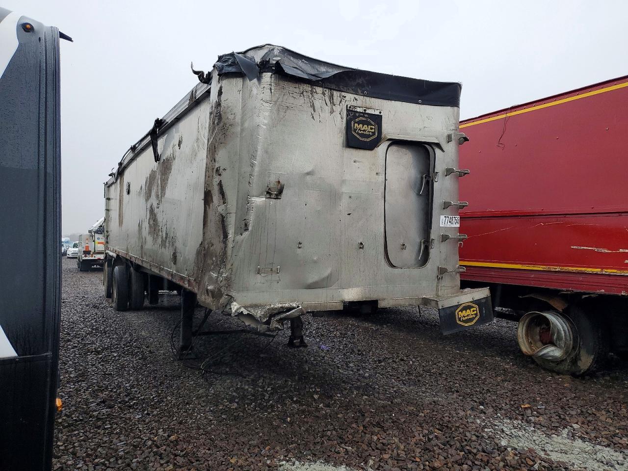 2014 MAC END Dump Trailer
