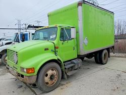 Salvage trucks for sale at Wheeling, IL auction: 1999 International 4700 BOX Truck