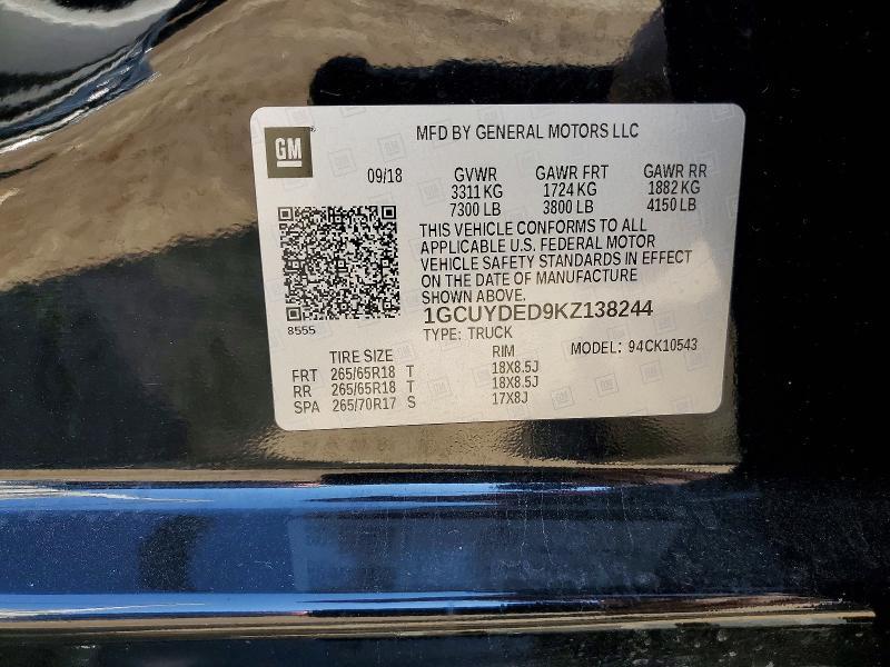 2019 Chevrolet 2019 Chev SILV1500 4WD