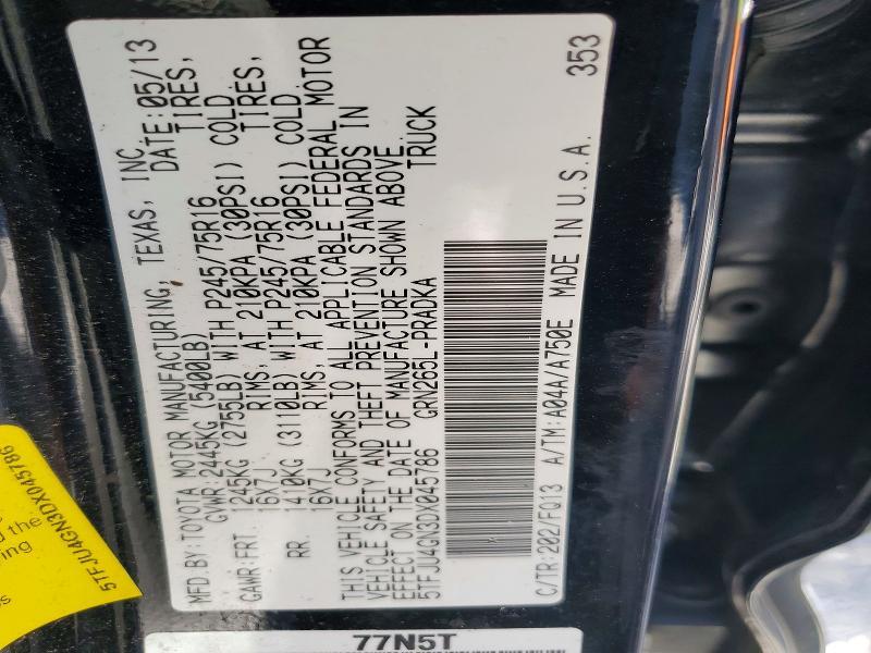 2013 Toyota Tacoma Prerunner V6