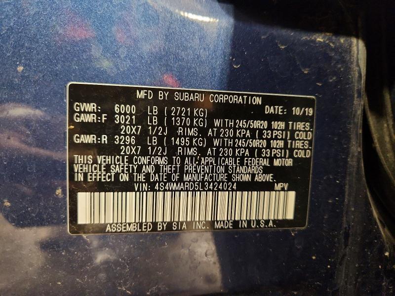 2020 Subaru Ascent Touring