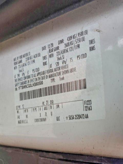 2020 Ford Transit 350 Medium Roof Utility / Service Van