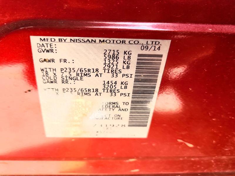 2014 Nissan Pathfinder sv