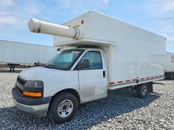 Salvage trucks for sale at Fresno, CA auction: 2021 Chevrolet Express BOX Truck